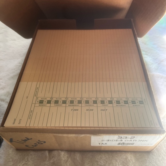 VTG Allied Time AT-3000R Time Clock With Cards - Picture 4 of 12